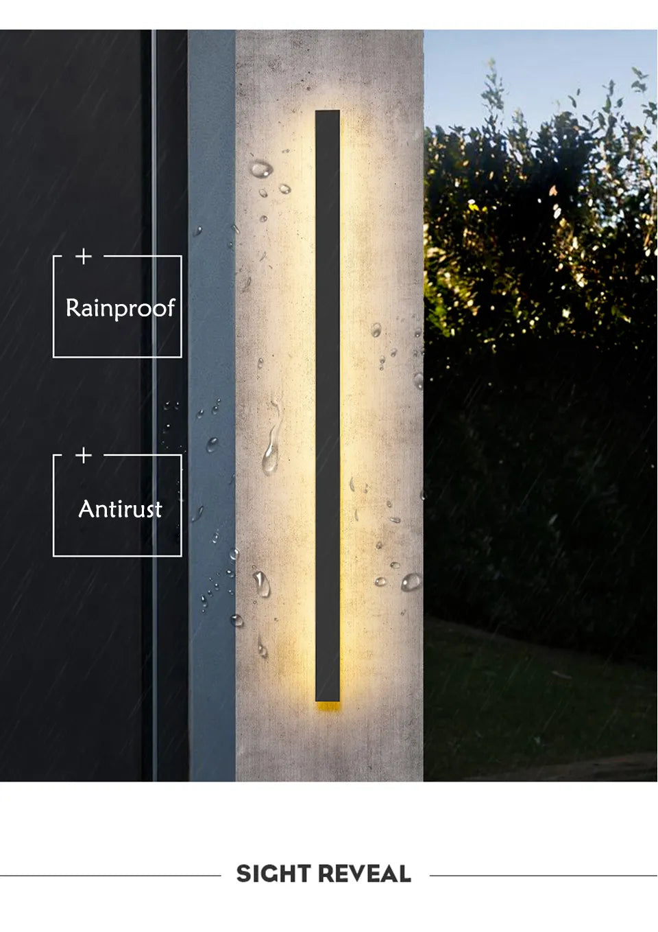 Modern Outdoor Wall Light