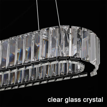 Crystal Oval Chandelier