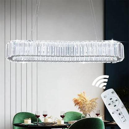 Crystal Oval Chandelier