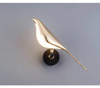 Golden Bird Wall Lamp