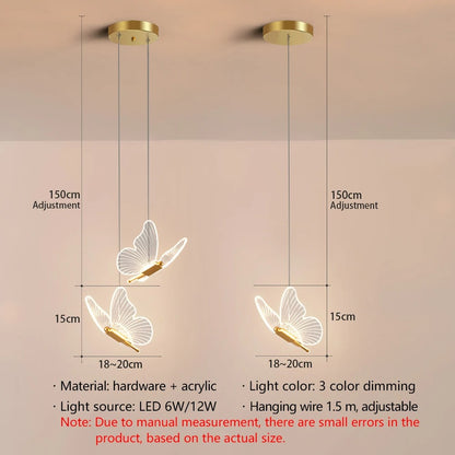 Butterfly Bedroom Chandalier